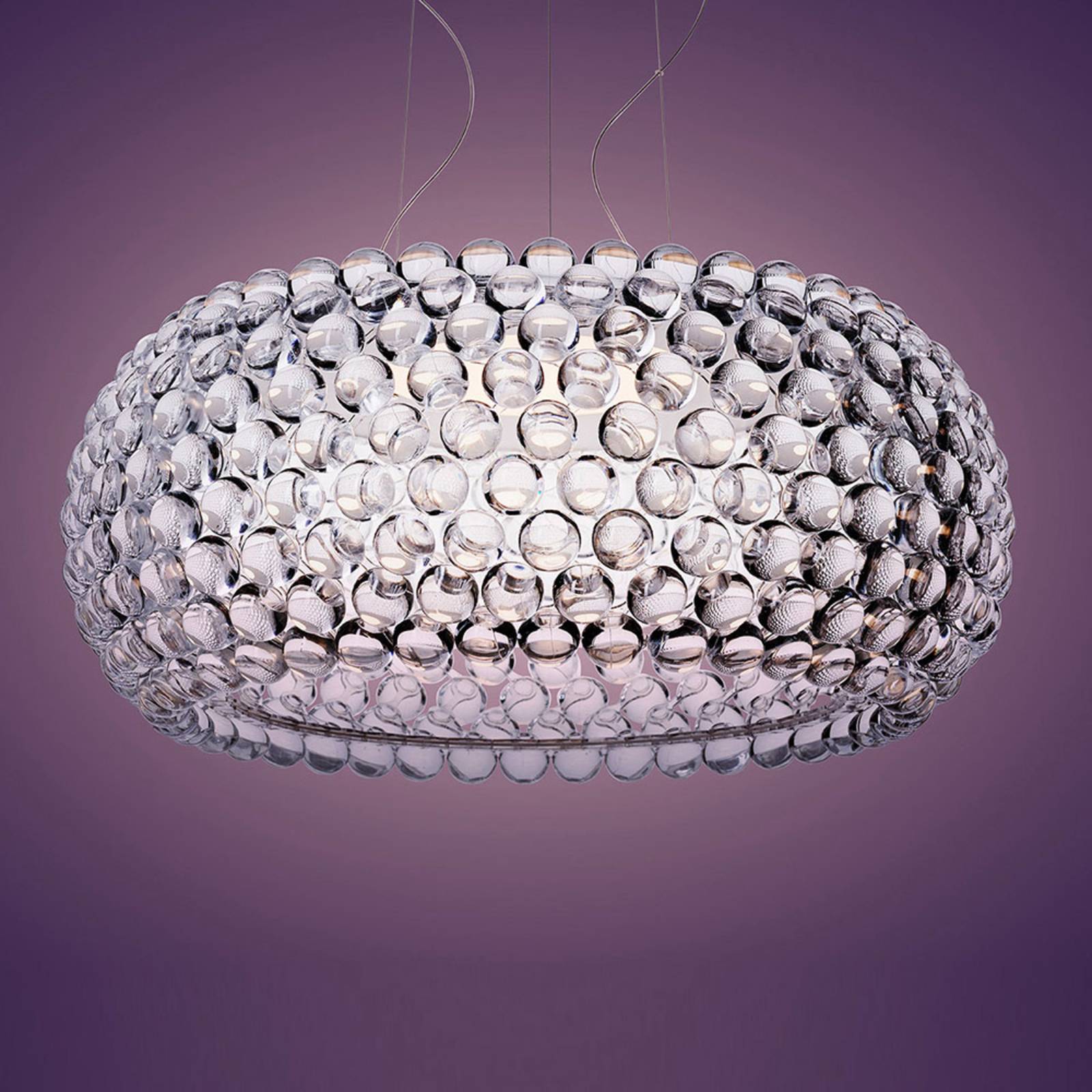 Foscarini Caboche Plus lampa wisząca przezroczysta