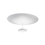 LED stropní svítidlo Yuko, bílé, kovové, výška 23 cm, stmívatelné