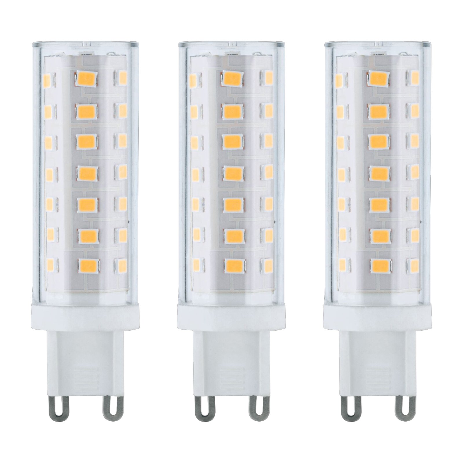 Paulmann LED-sockellampa G9 5W 2 700 K 3-pack