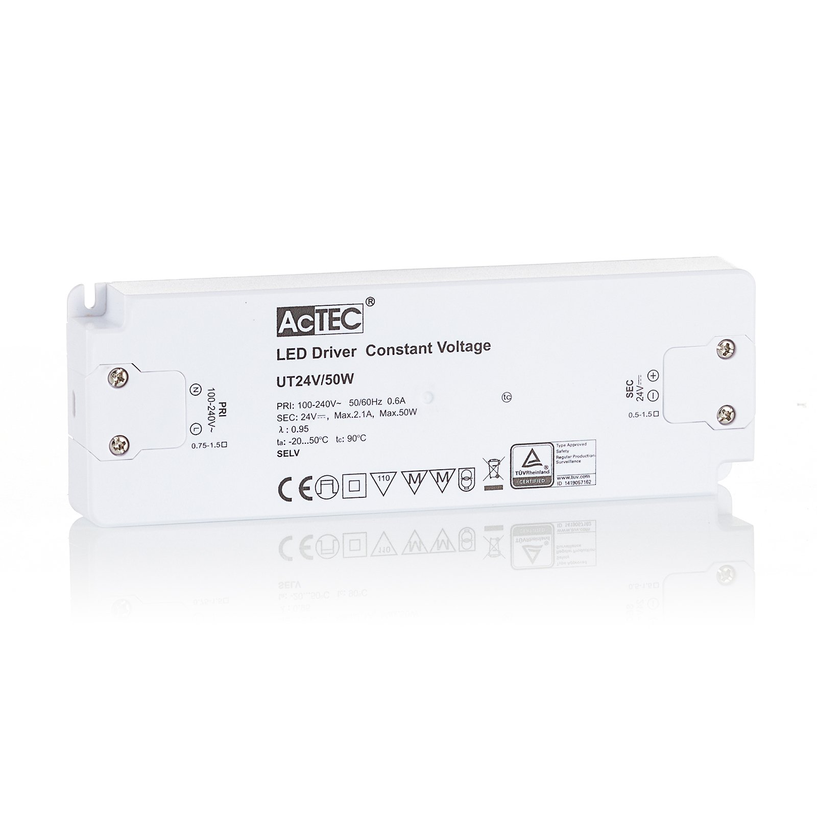 AcTEC Slim LED driver CV 24 V, 50 W