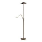 Candeeiro de pé LED New Sapporo, bronze, 183 cm, metal Regulador de intensidade