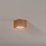 Envostar Ernest Downlight GX53 aus Holz, eckig