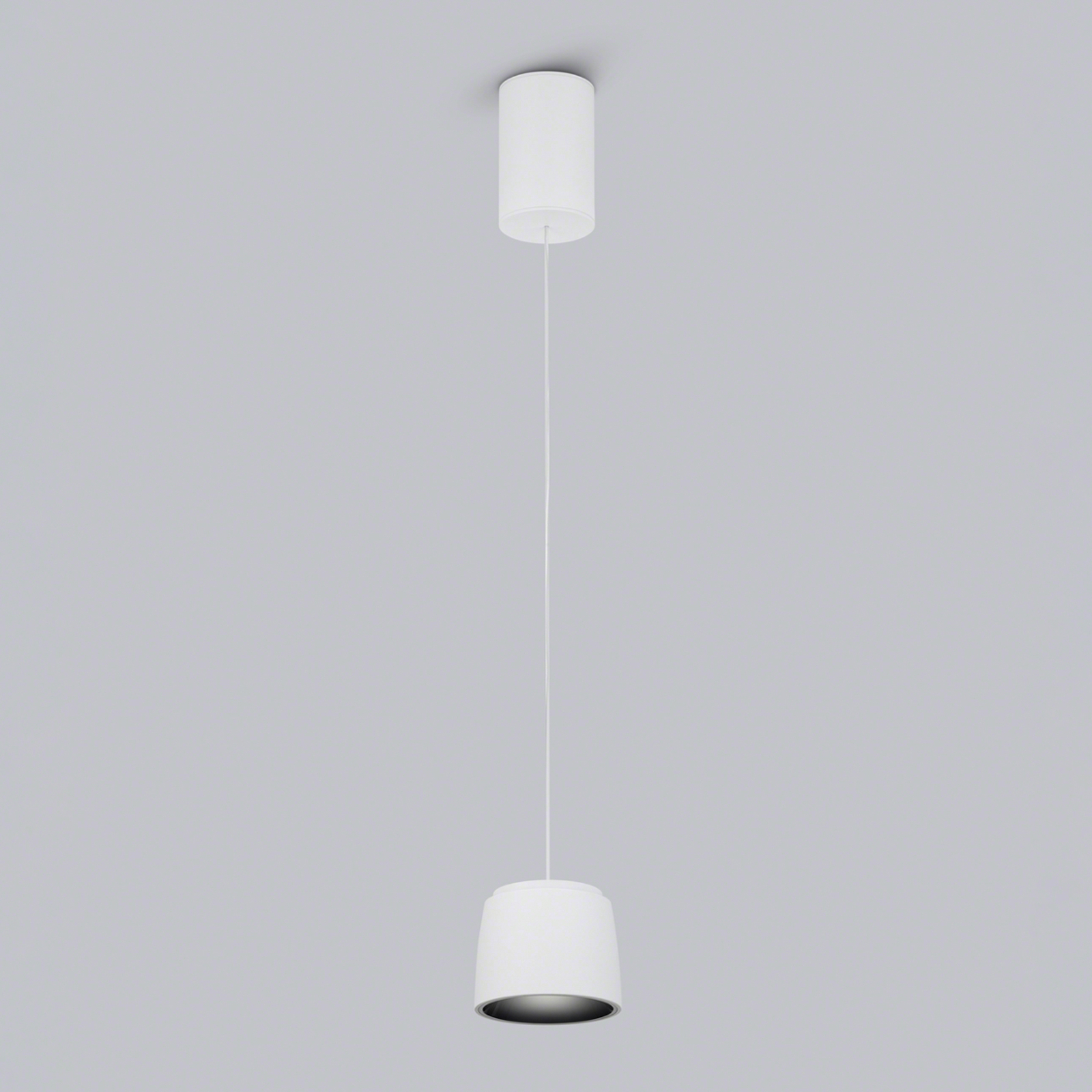 Helestra Ove LED závěsné světlo Ø9,5cm 927 bílá