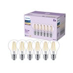 Philips LED-pære E27 A60 7W 806lm 2700K filament 6-pak