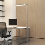 Arcchio LED vloerlamp Timon, 54W, zilver, hoogte 195 cm