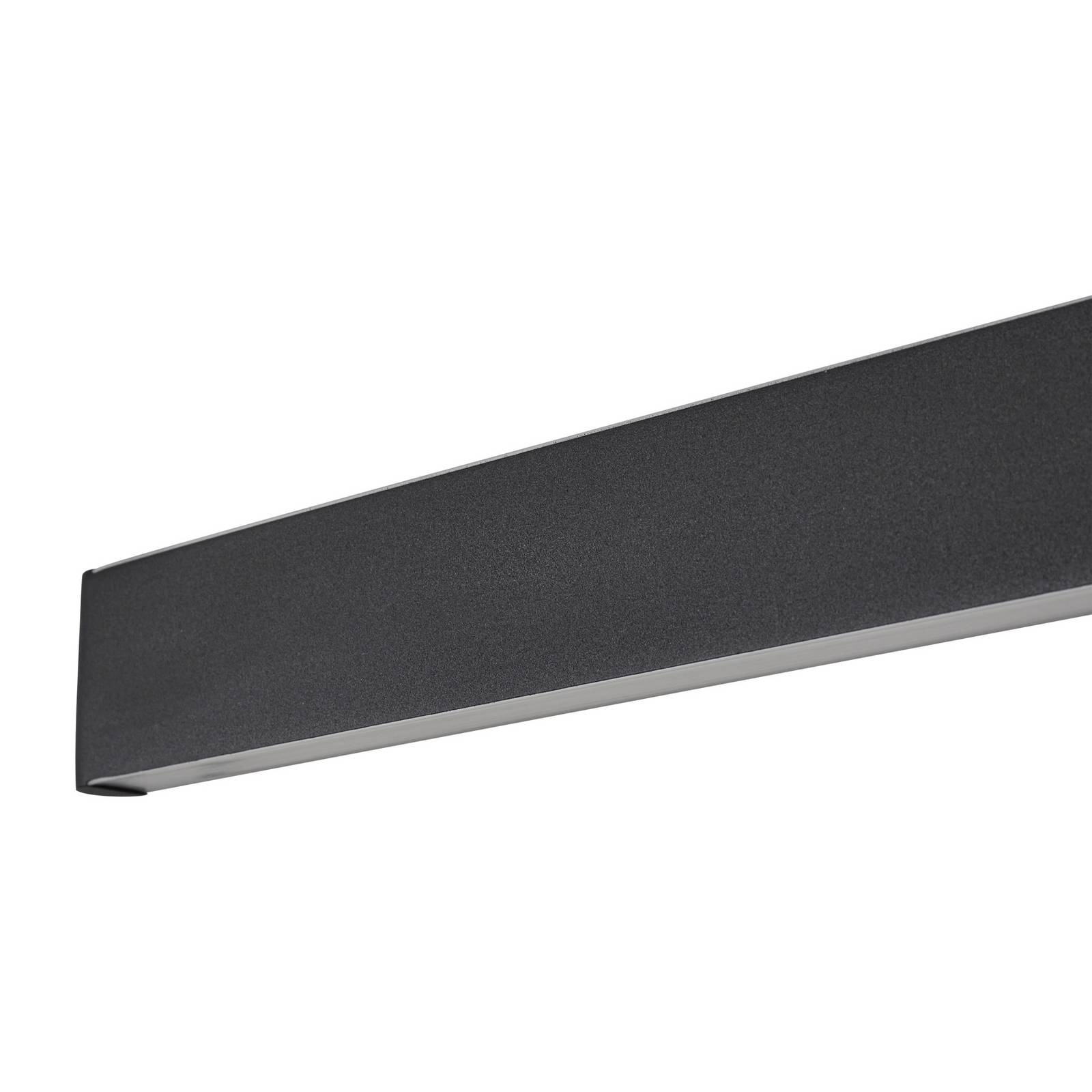 Lucande lampa sufitowa LED Mylosh, czarny, CCT, Tuya