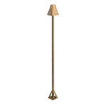 LED-Wegeleuchte Silva Frame, Höhe 100 cm, messing antik IP65