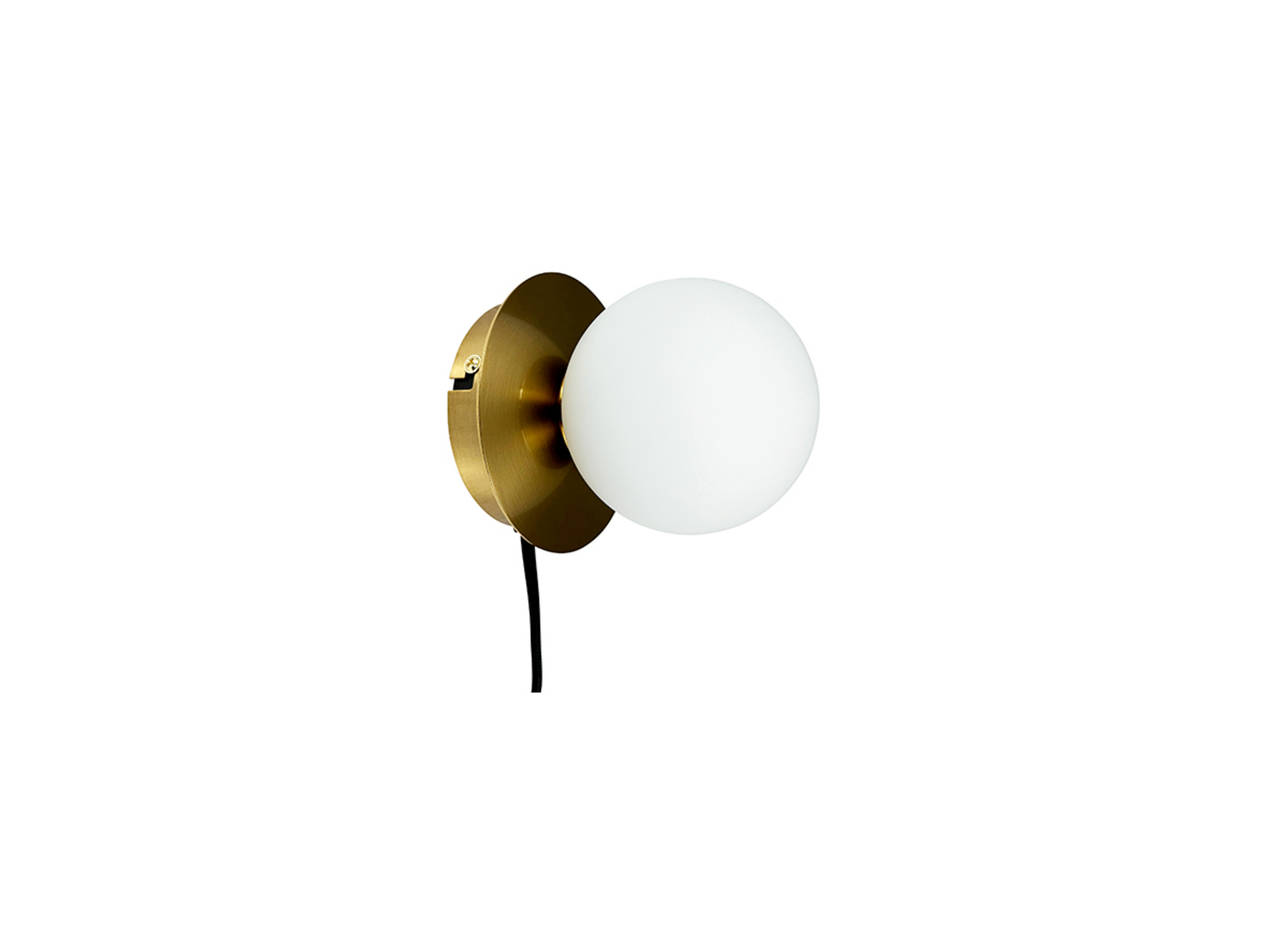 Sia Lampa Ścienna Opal/Brass - DybergLarsen