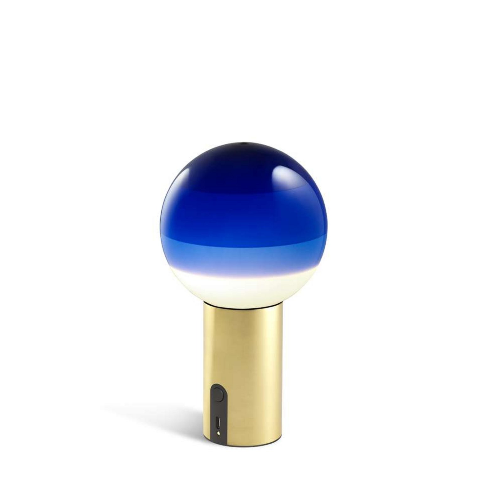 Dipping Light Portable Candeeiro de Mesa Blue/Brushed Brass - Marset