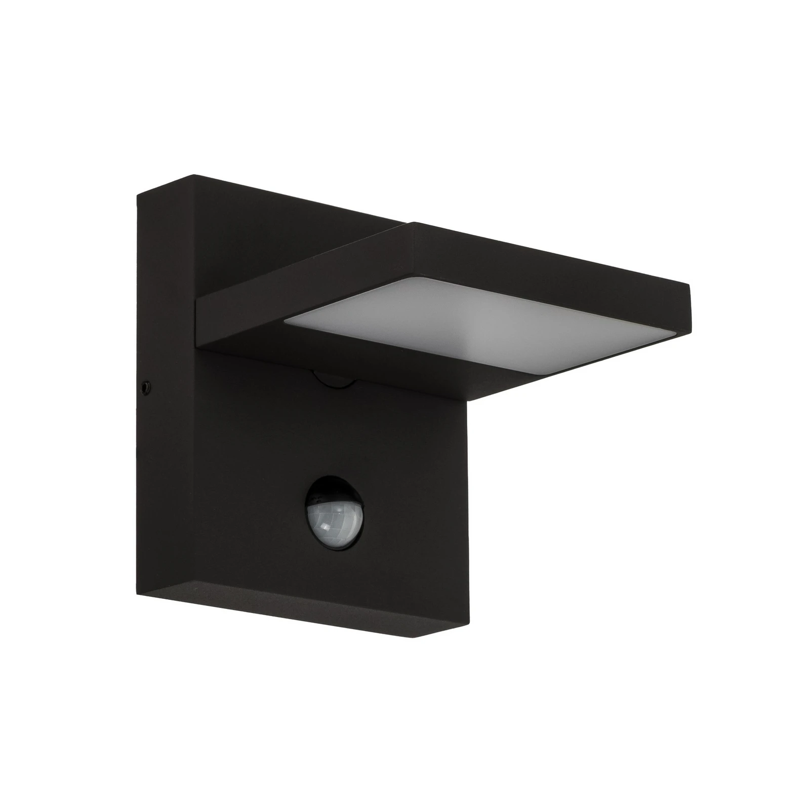 Lucande LED-Außenwandlampe Silvan, anthrazit, Sensor, IP54