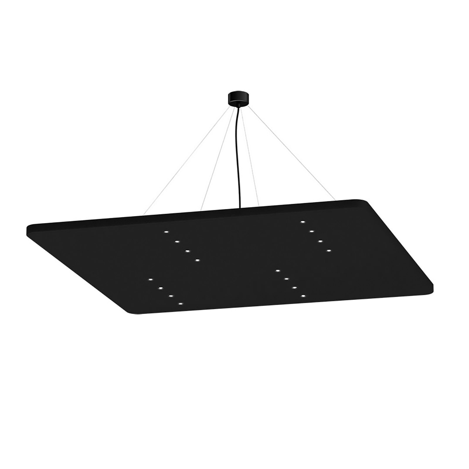 LEDWORKS Sono-LED Square 16 závěs 930 38° černá