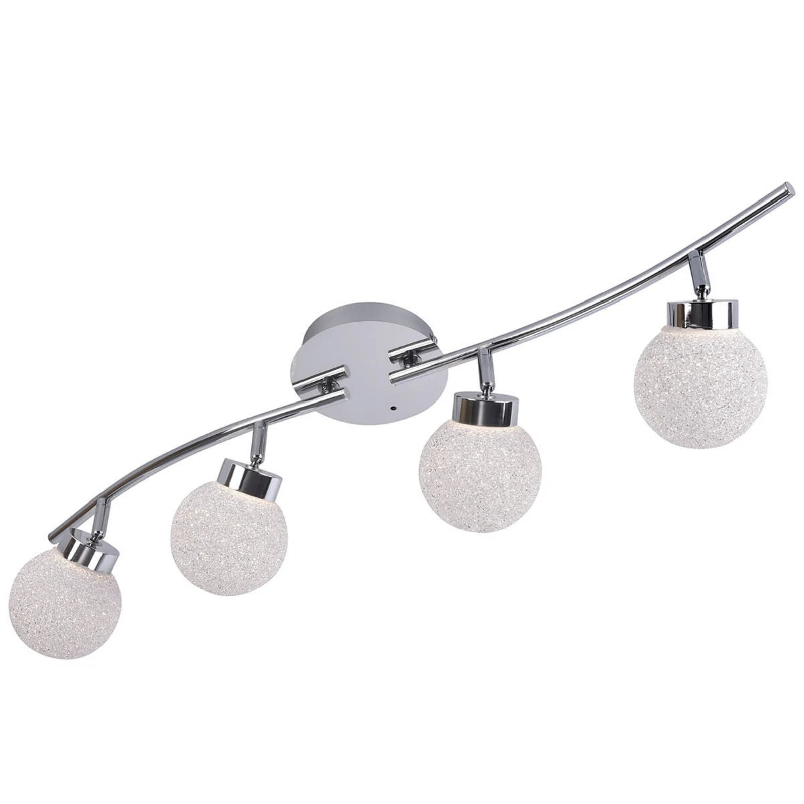 LED-Deckenleuchte Miko, 4-flammig, länglich