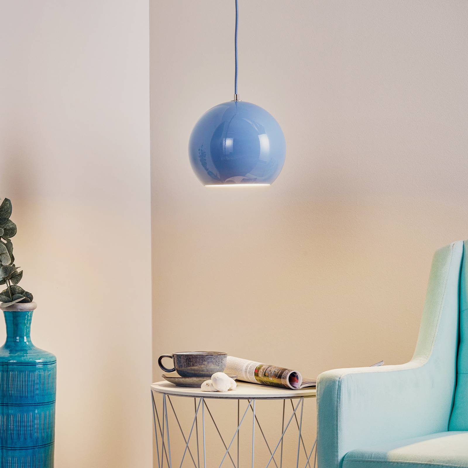 &Tradition Topan VP6 lampa wisząca, niebieska