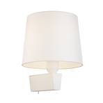 Chillin I wall light with switch, white