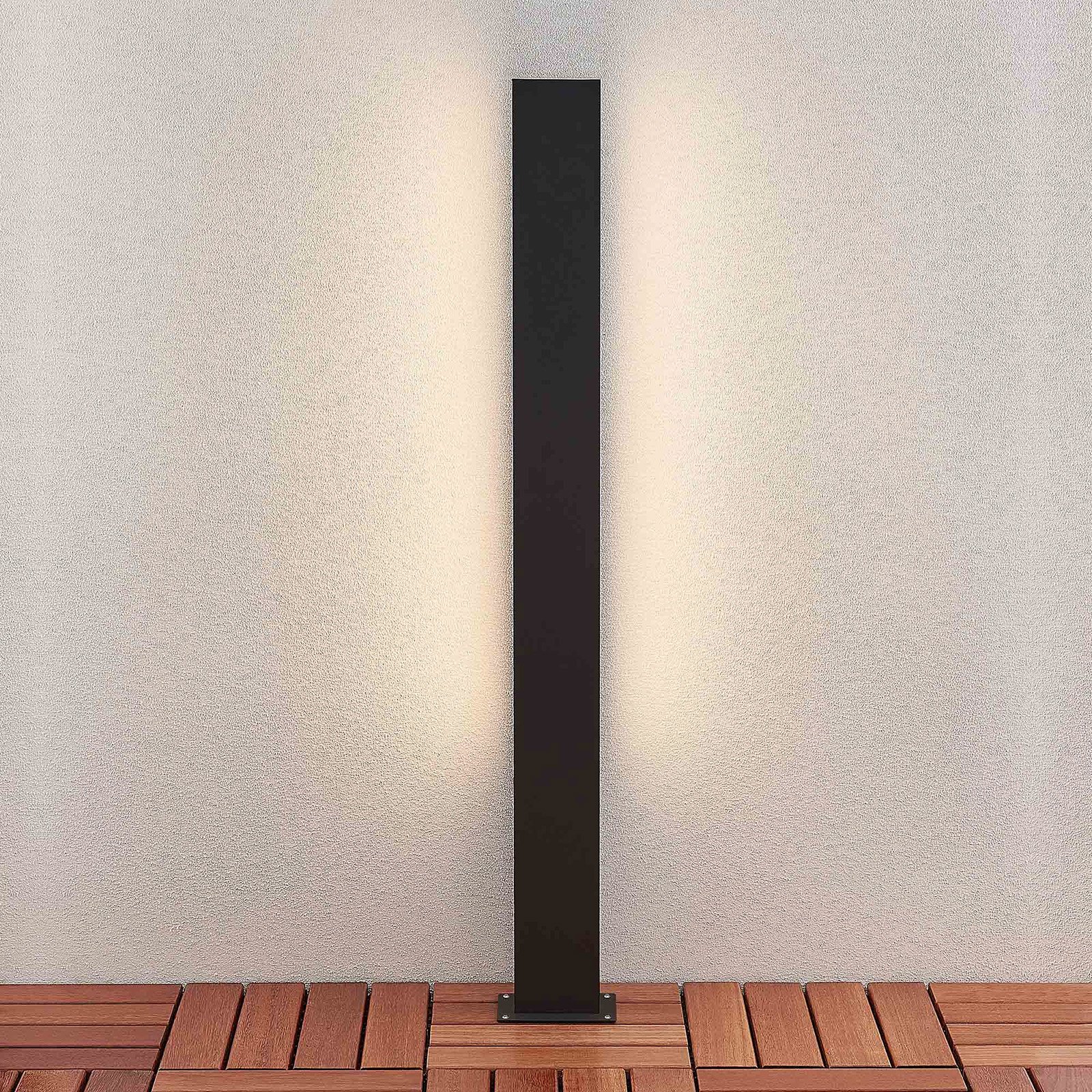 Lucande Aegisa chodníkové LED svietidlo, 110 cm