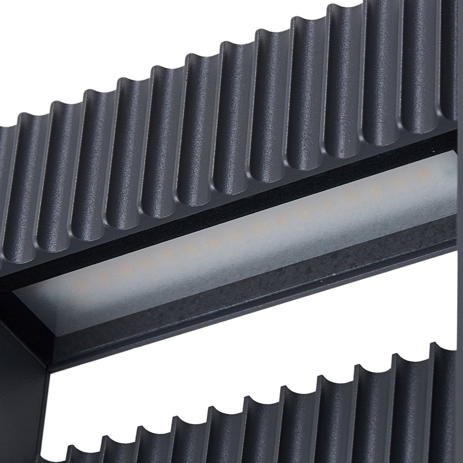 Lucande LED path light Tavion, 60 cm, anthracite, IP65