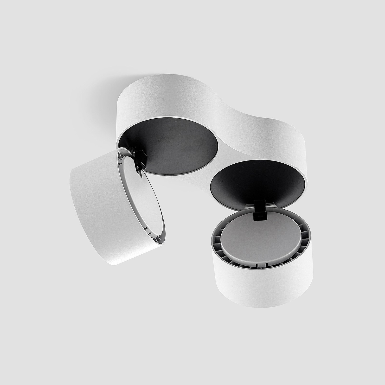 Rotari 2 Påbygningsspot 2x8,9W White - Arcchio