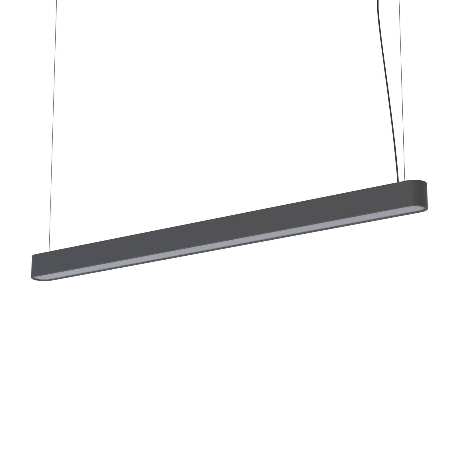 Hänglampa Soft grafit 125 cm