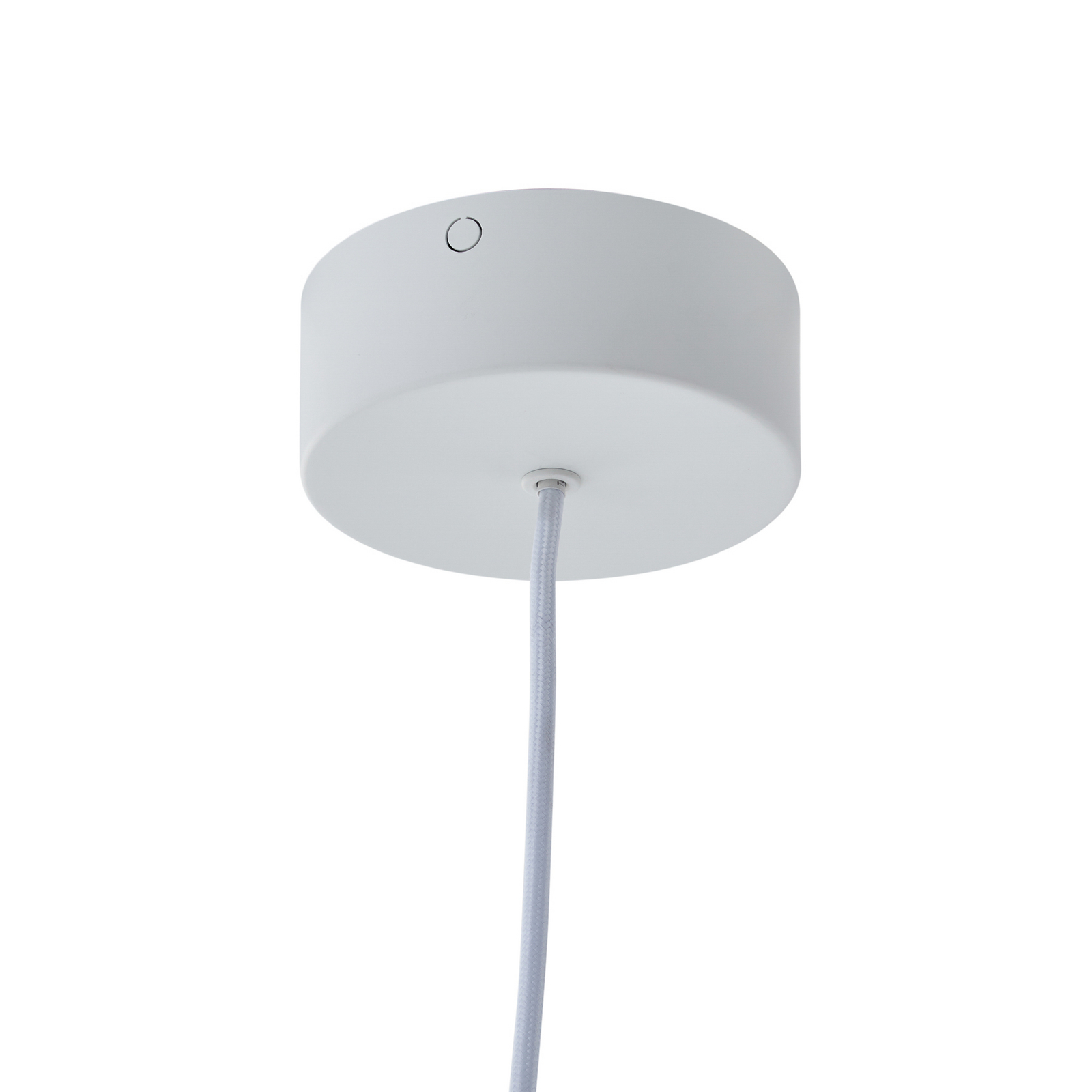 Montes Pendelleuchte, weiß, Ø 20 cm, Aluminium - NOLA