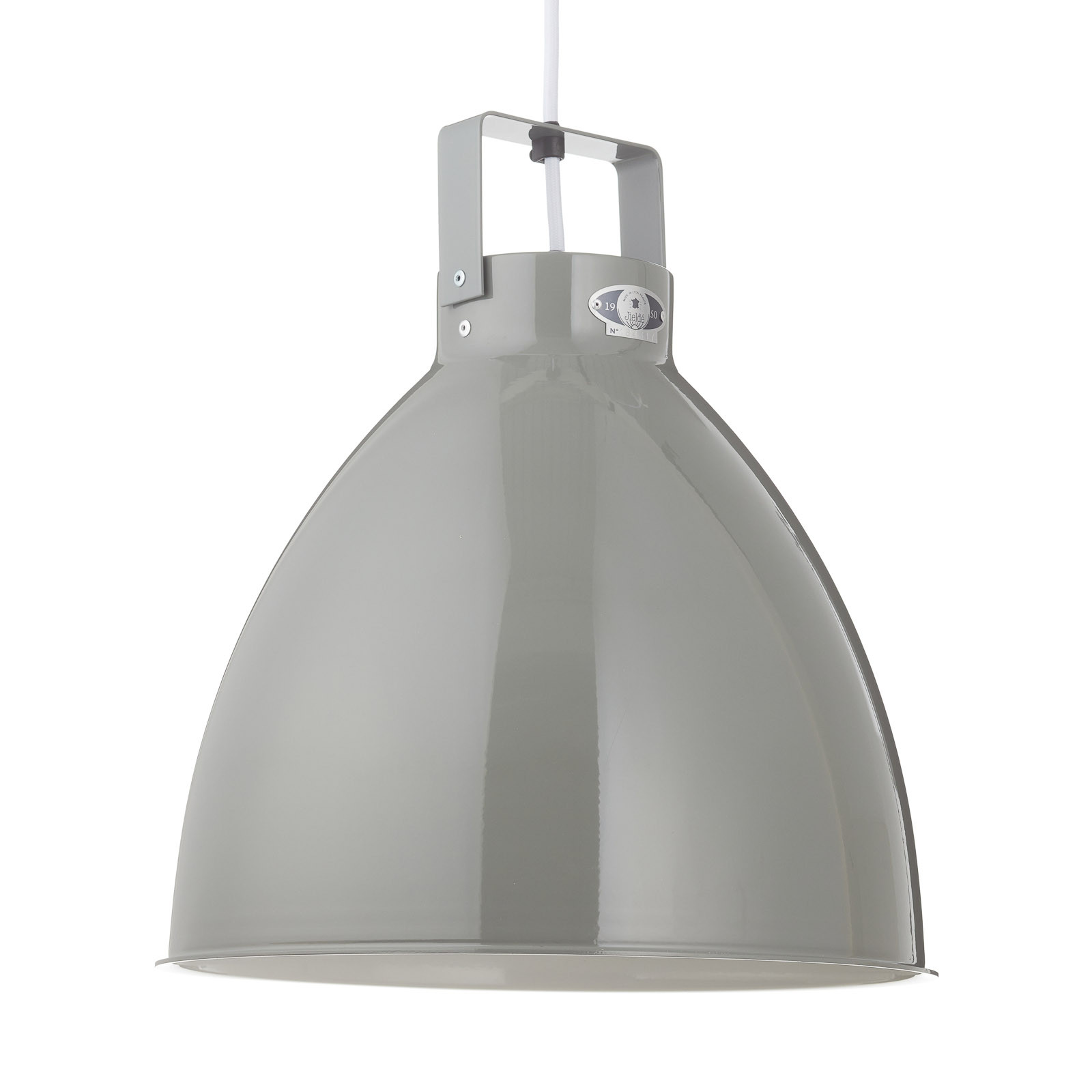 Jieldé Augustin A360 lampă suspendată gri lucios - Camera de zi / sufragerie - Design industrial - Metal