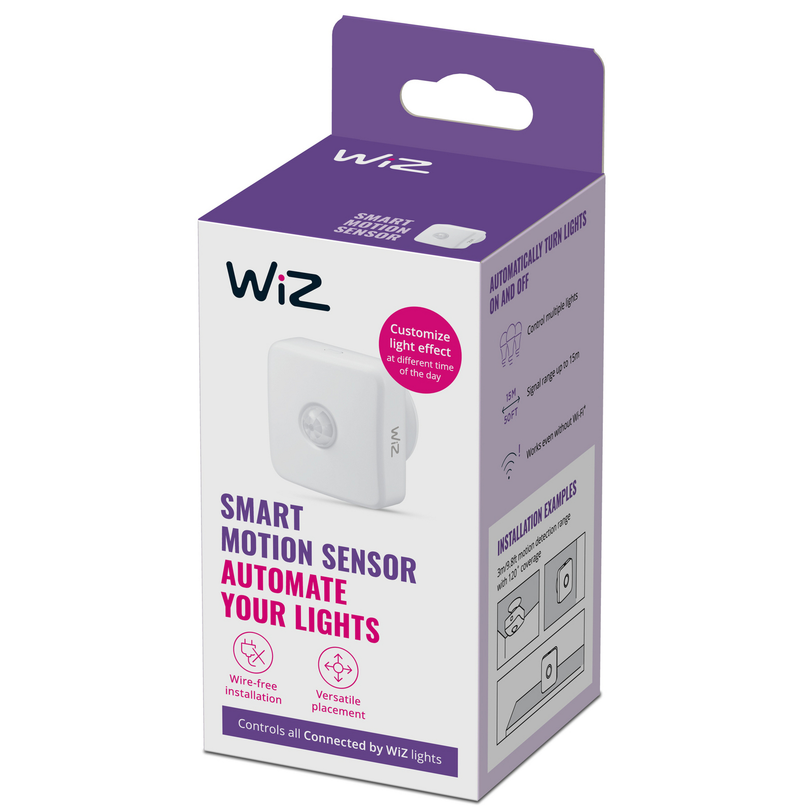 WiZ Wireless Sensor w/Batteries - WiZ