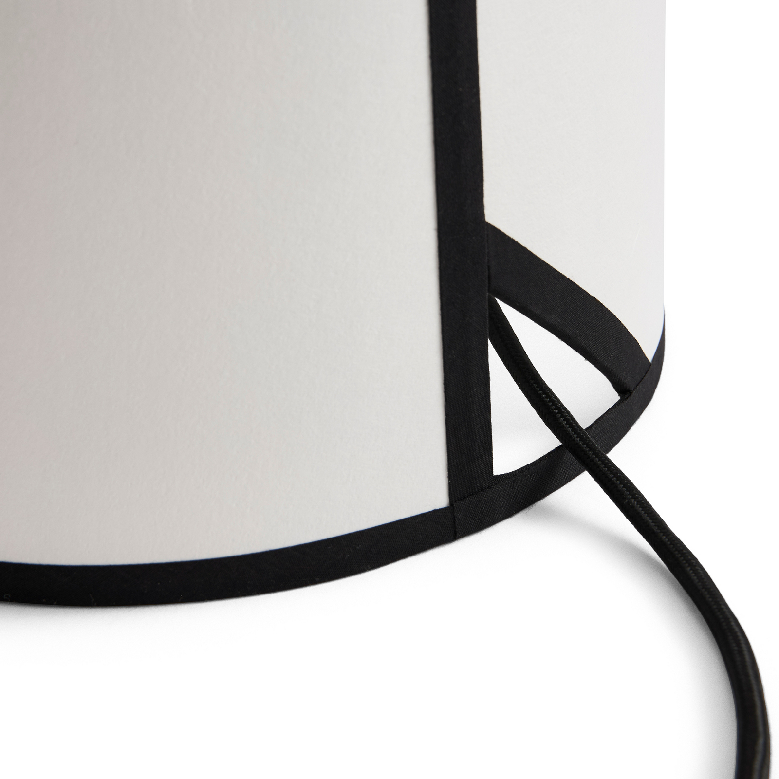 Ava table lamp, height 50 cm, white/black, E27 - HAY