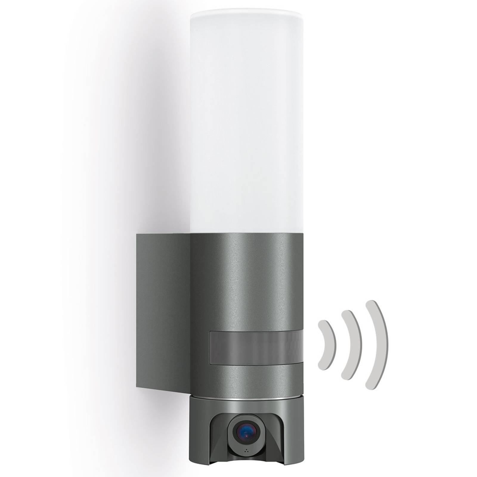 STEINEL L 620 Cam SC kinkiet zewn?trzny antracyt - lampa ?cienna - czarna - aluminium - nowoczesny
