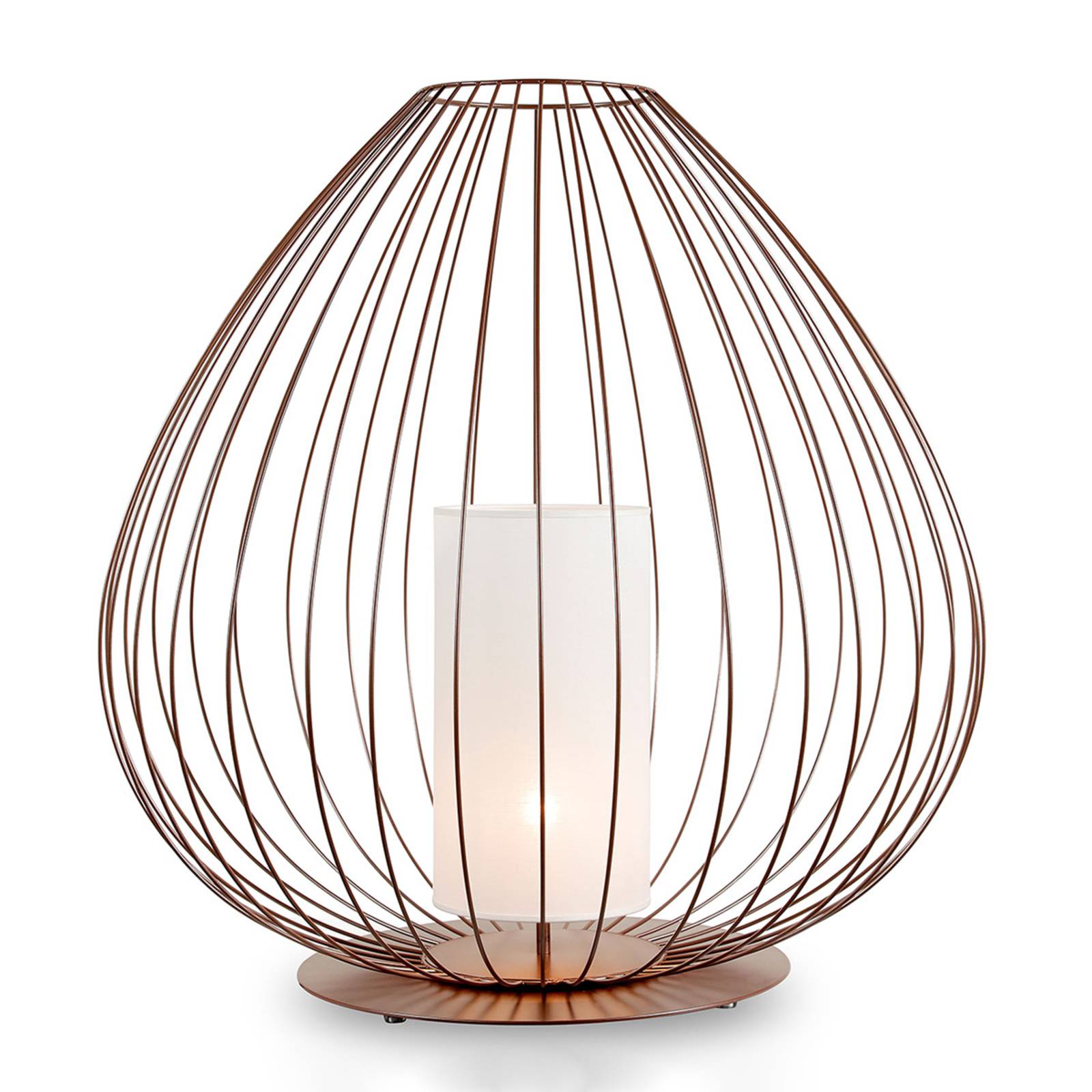 Karman Cell - Bodenlampe mit Käfig, Ø57cm, bronze