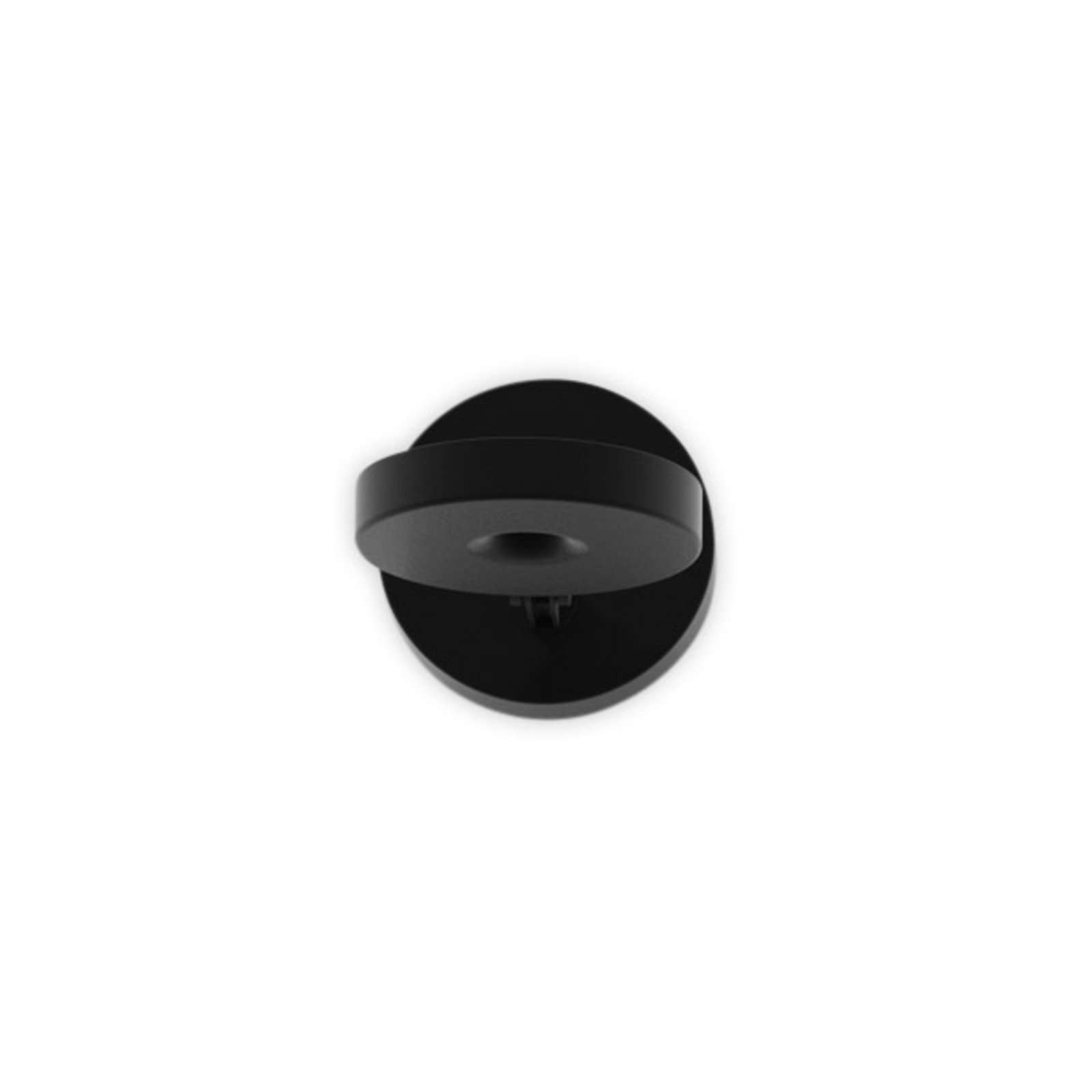String H0 Wand-/Plafondlamp DTW Matt Black - Rotaliana