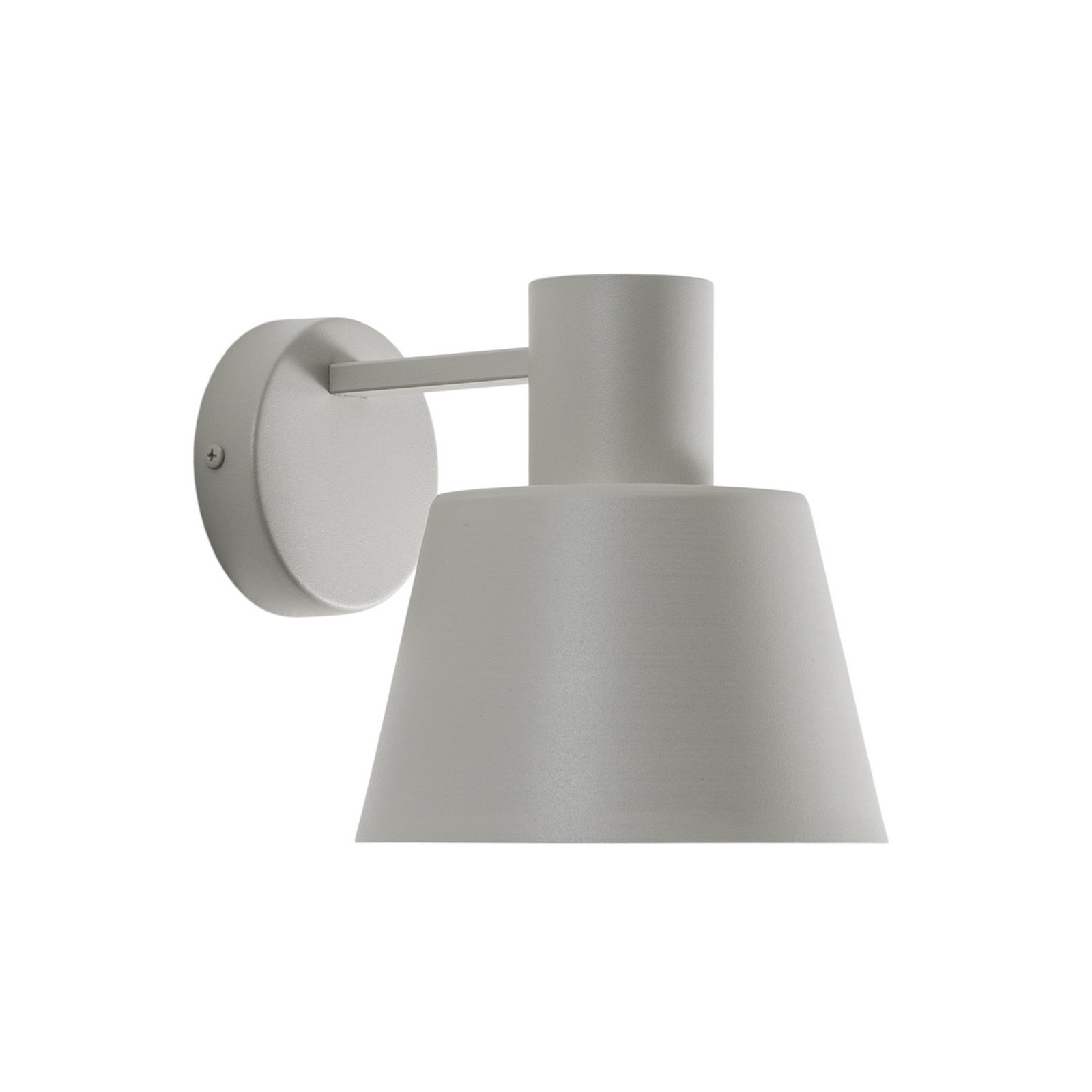 Aplique de pared Dunka, taupe, 1 luz, acero, E27, altura 17 cm