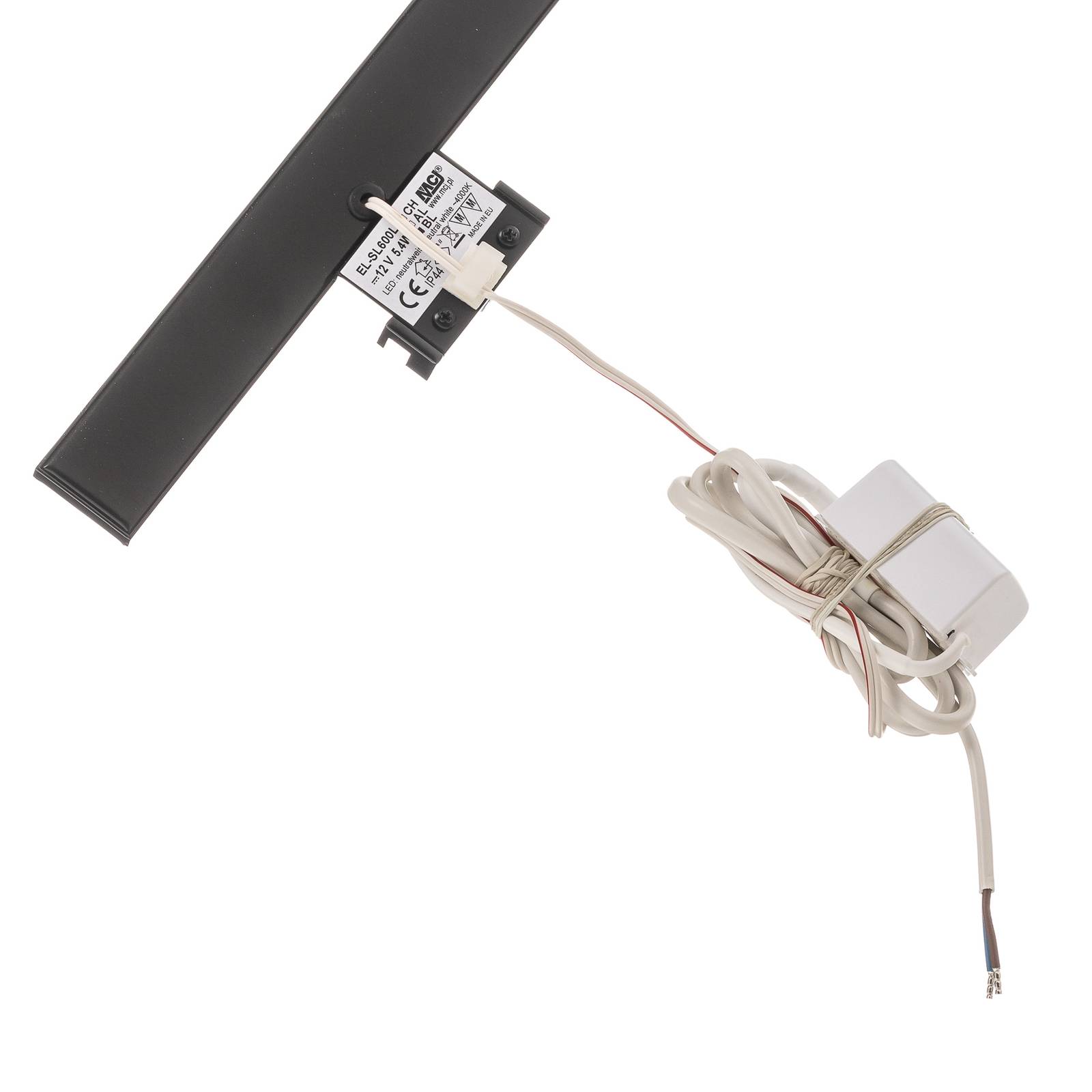 Oświetlenie lustra LED Espelho 60 cm czarne 4000 K