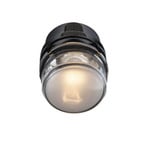 Oluce LED-væglampe Fresnel, kromfarvet, aluminium, glas, 2.700 K