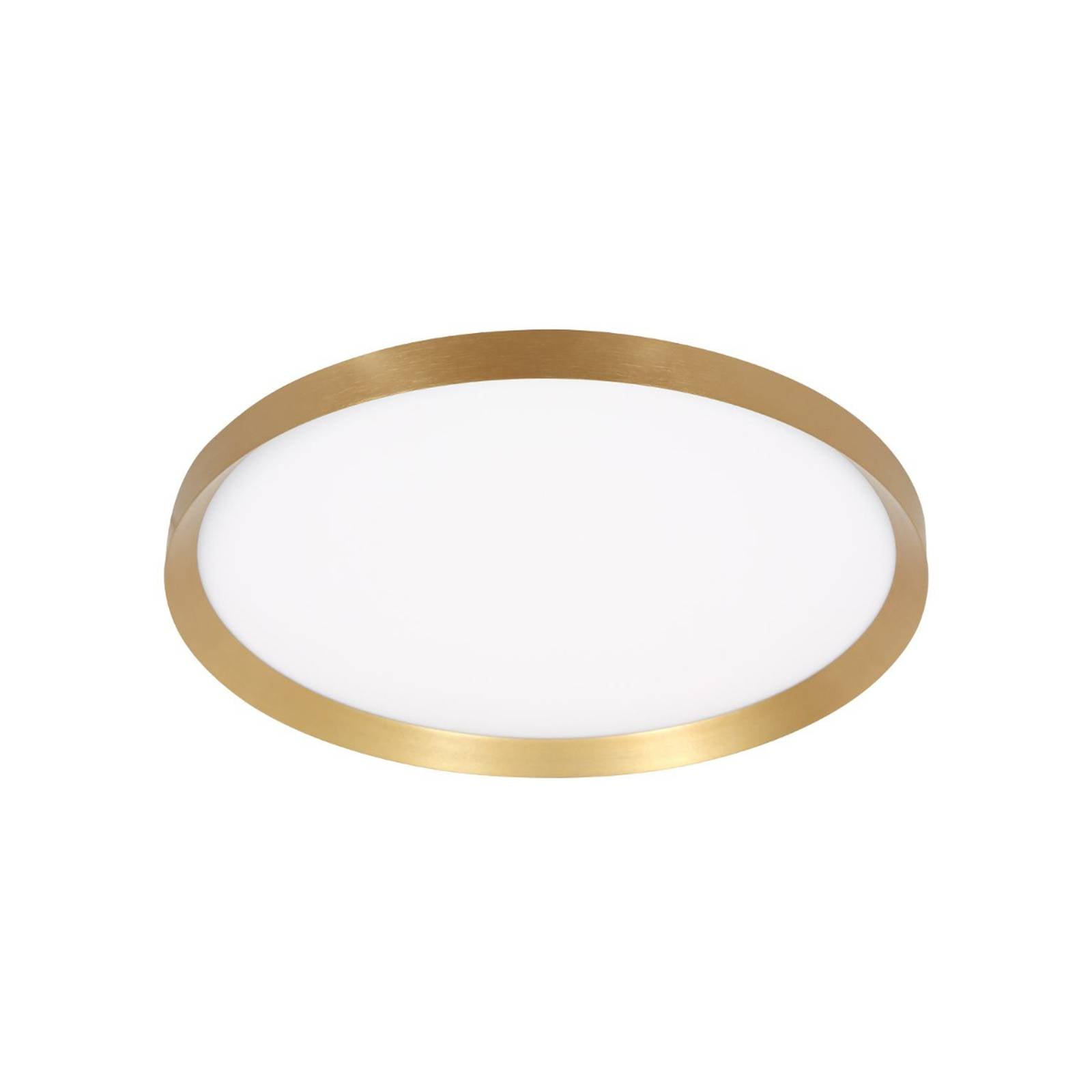 LED-Deckenleuchte Flady, goldfarben, Ø 50 cm direkt/indirekt