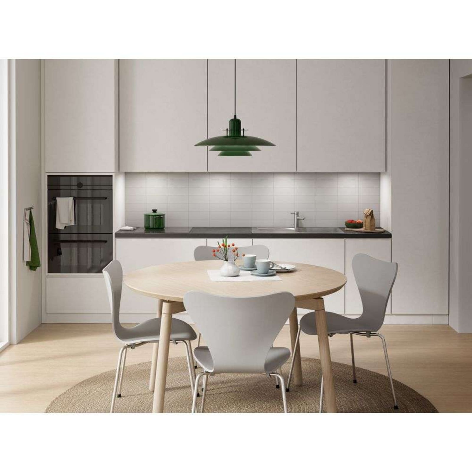 Primus I Pendelleuchte Ø43 Forest Green/Matt Black Belid - Esszimmer - Metall
