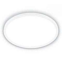 LED mennyezeti lámpa Tava A, Ø 42 cm, műanyag, fehér
