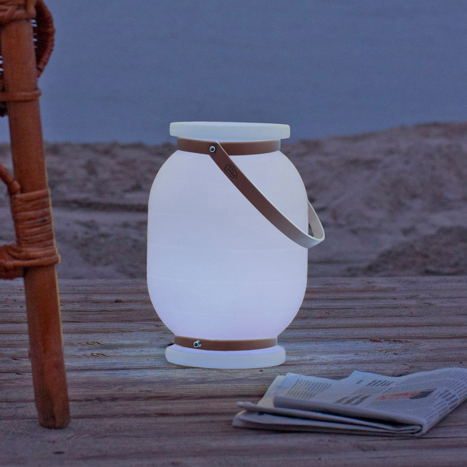 Newgarden Candela - lampe à poser portable avec batterie rechargeable