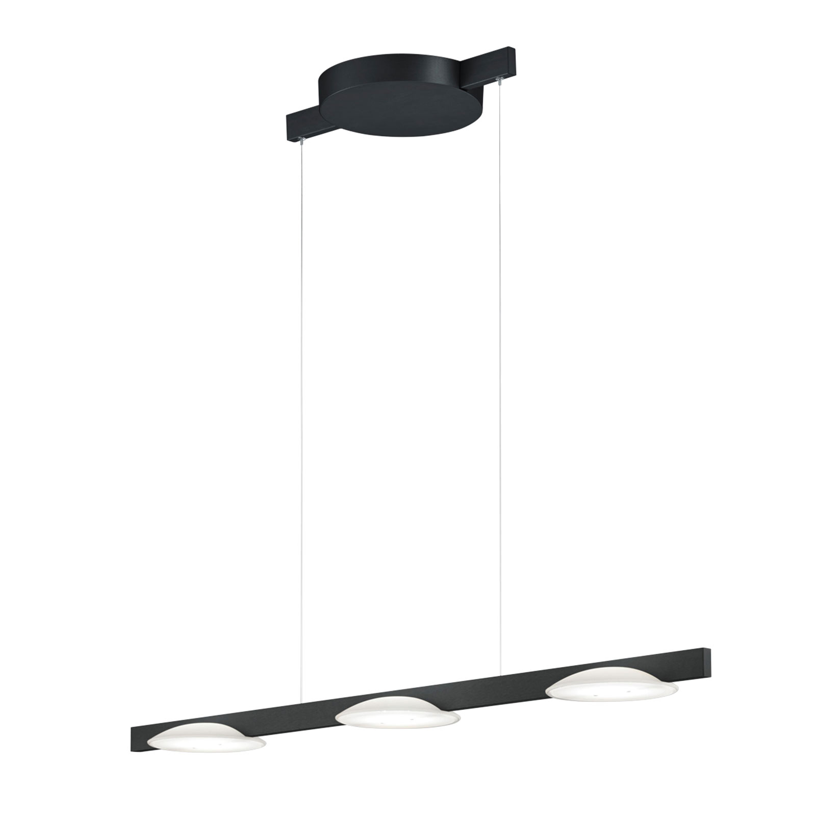 Helestra Pole LED-Hängeleuchte dreiflammig