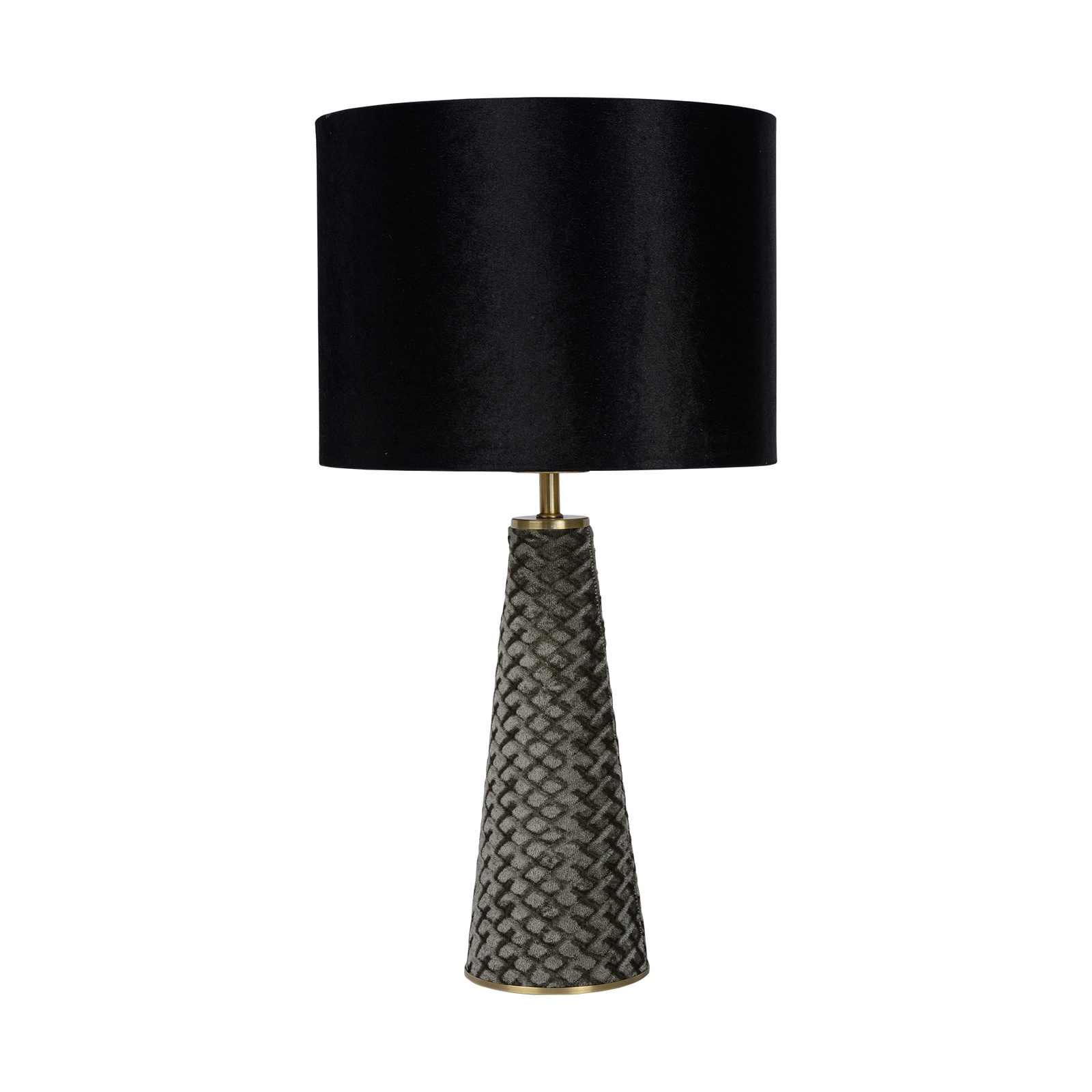 Extravaganza Velvet table lamp, black