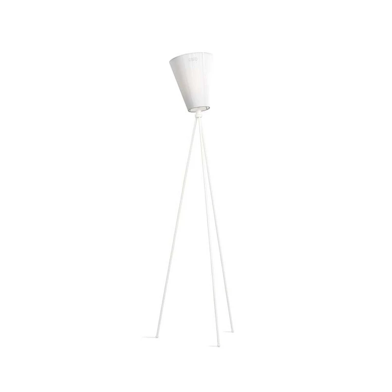 Northern - Oslo Wood Floor Lamp White/White