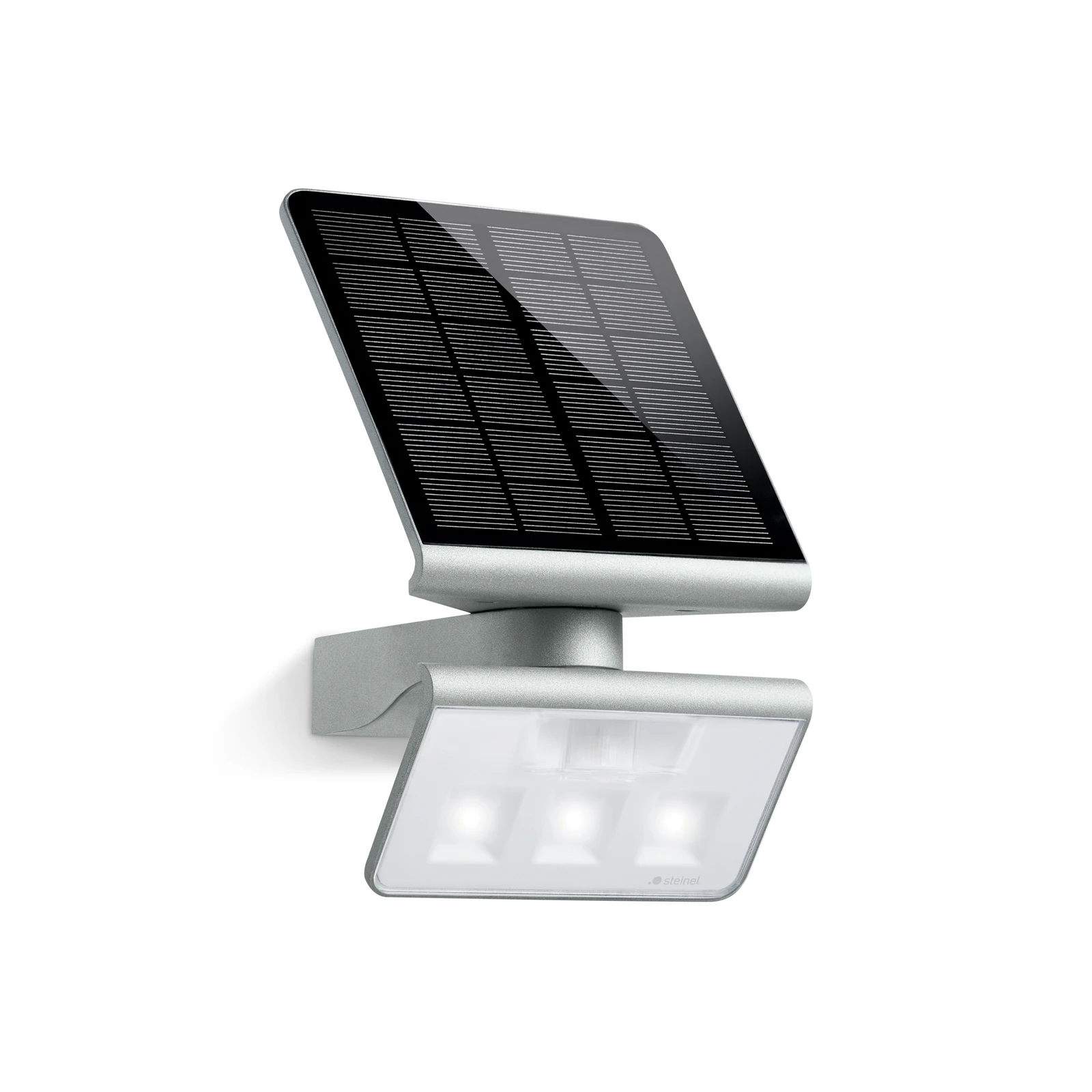 STEINEL XSolar L-S napelemes LED kültéri falilámpa, ezüst