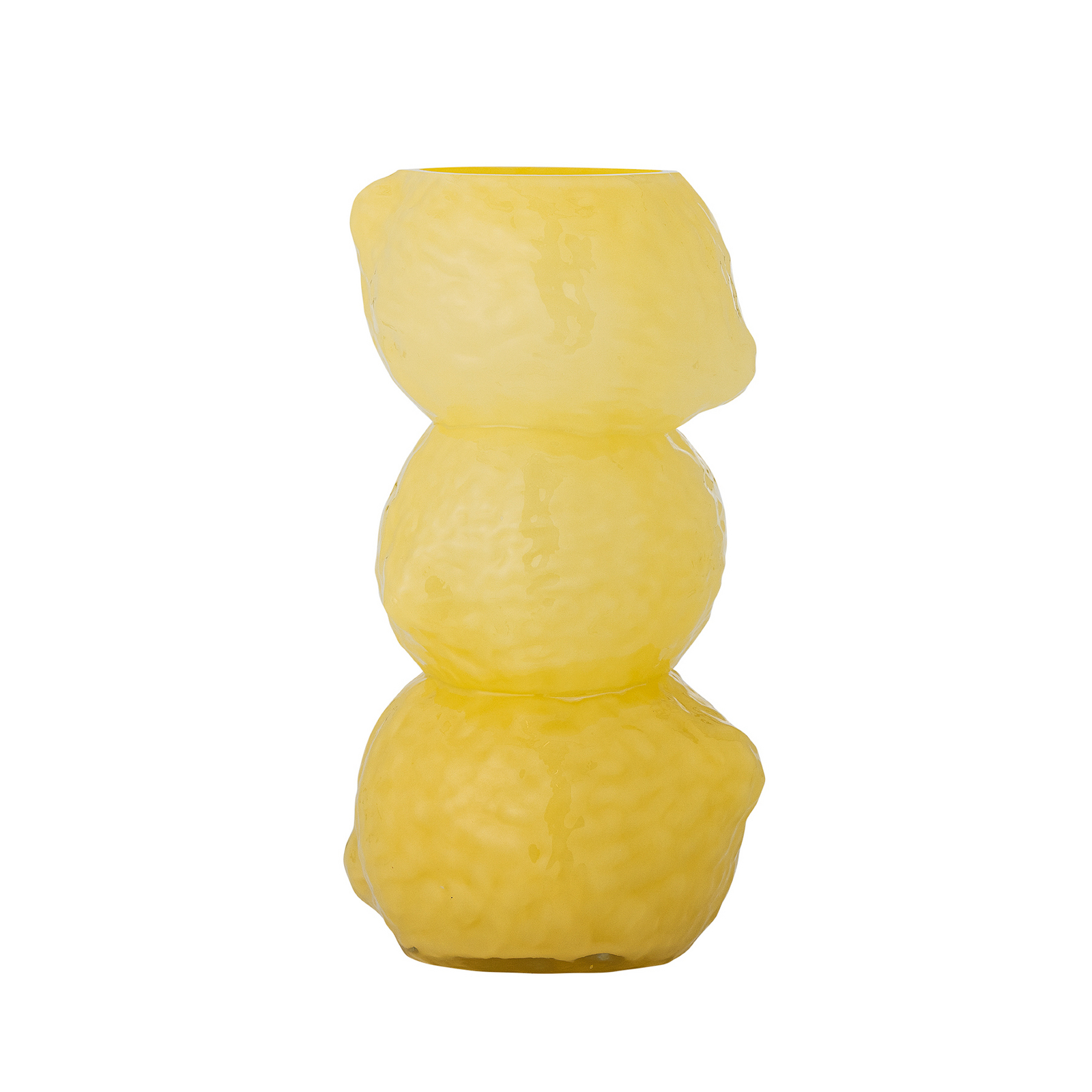 Váza Limone, žltá, výška 27 cm, sklo – Bloomingville