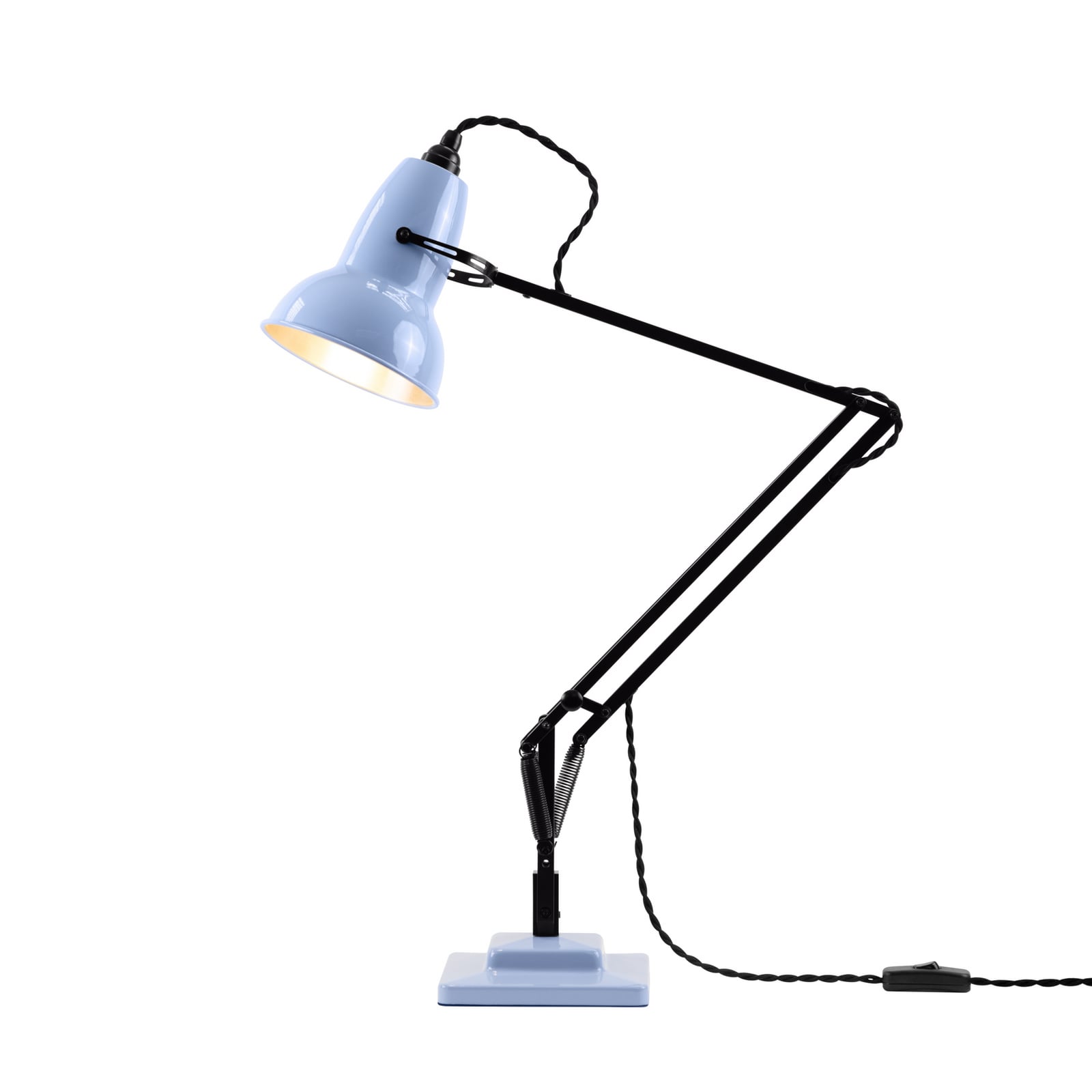 Original 1227 pöytälamppu, opaalinsininen/musta, 49 cm – Anglepoise Original 1227 pöytälamppu, opaalinsininen/musta, 49 cm – Anglepoise