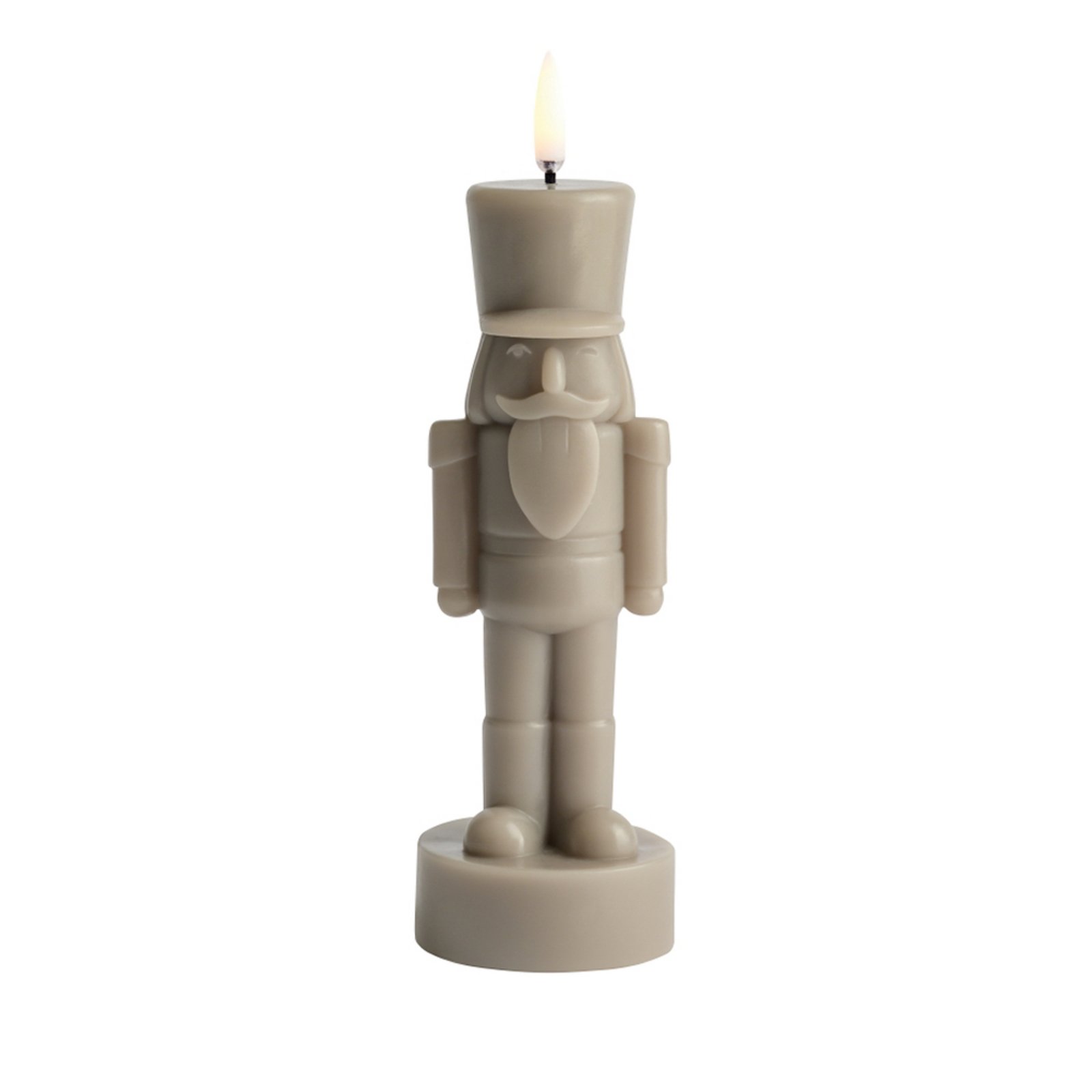 Candela LED NUTCRACKER, sabbia, altezza 21 cm - Uyuni Lighting Candela LED NUTCRACKER, sabbia, altezza 21 cm - Uyuni Lighting