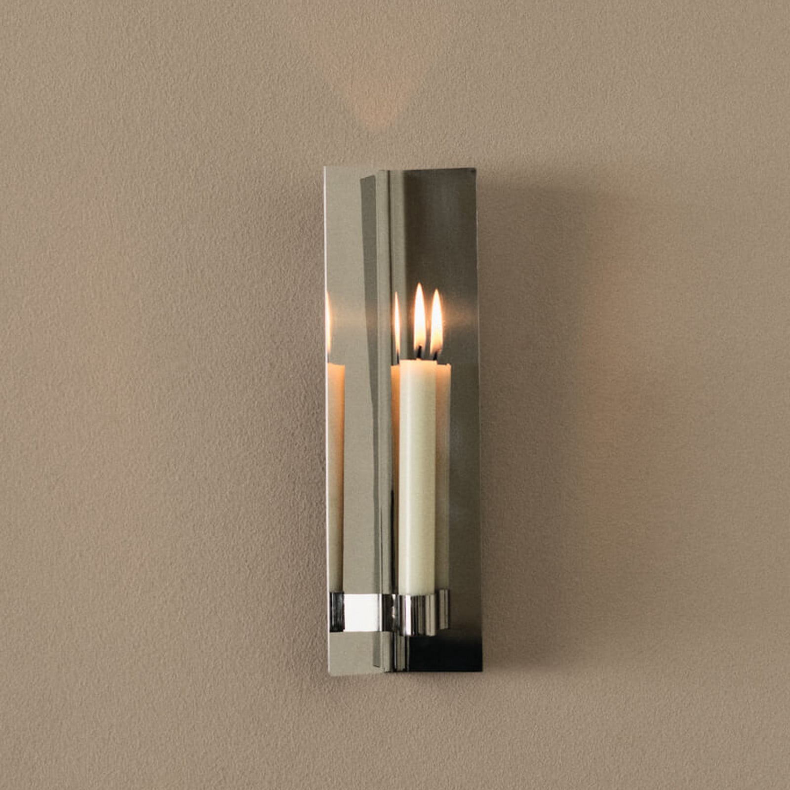 Eddy vegglysestake, polert, 1 lyskilde – ferm LIVING - Rustfritt stål