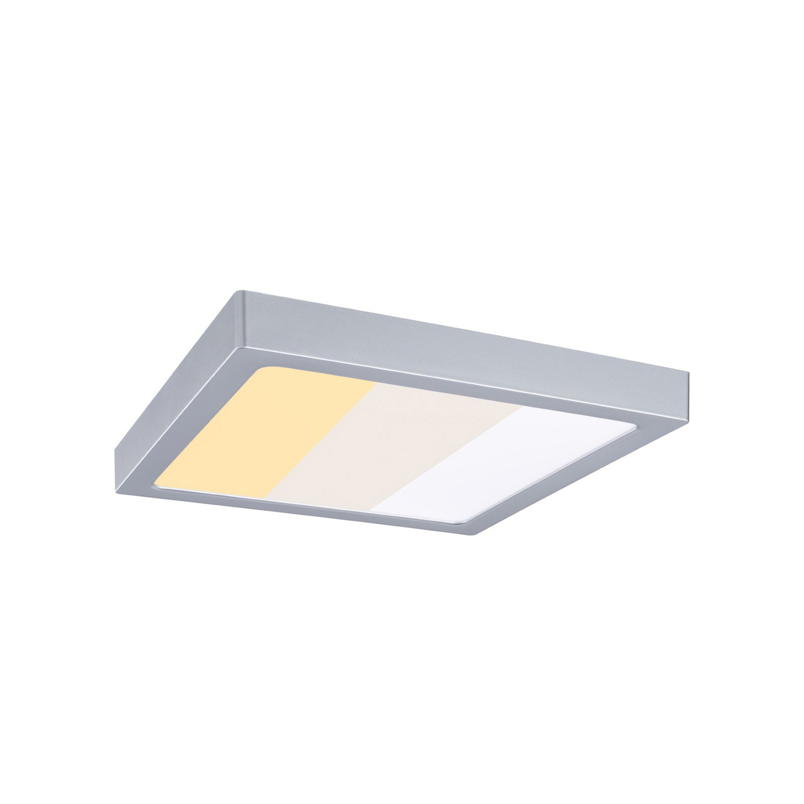 LED panel Paulmann Abia 2, délka 30 cm, chrom, CCT, plast
