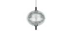 Jefferson Mini Lustră Pendul 10m 2700K Crystal/Black Chrome - Lodes