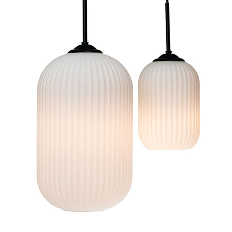 Dyberg Larsen Riflet Pendellampe aus Glas