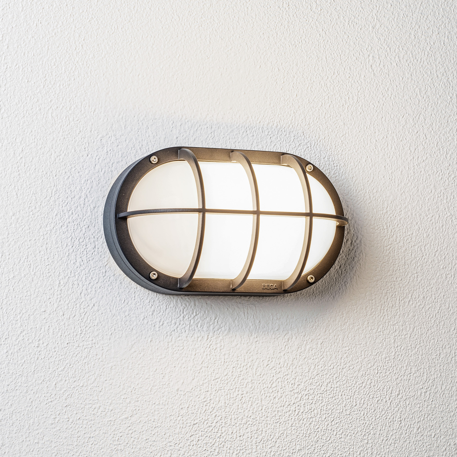 BEGA 22828 LED-Außenwandlampe E27 22x13cm