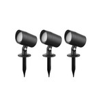 Nycta LED Smart Hage Lampe w/Jordspyd 3 pcs. Svart - Lindby