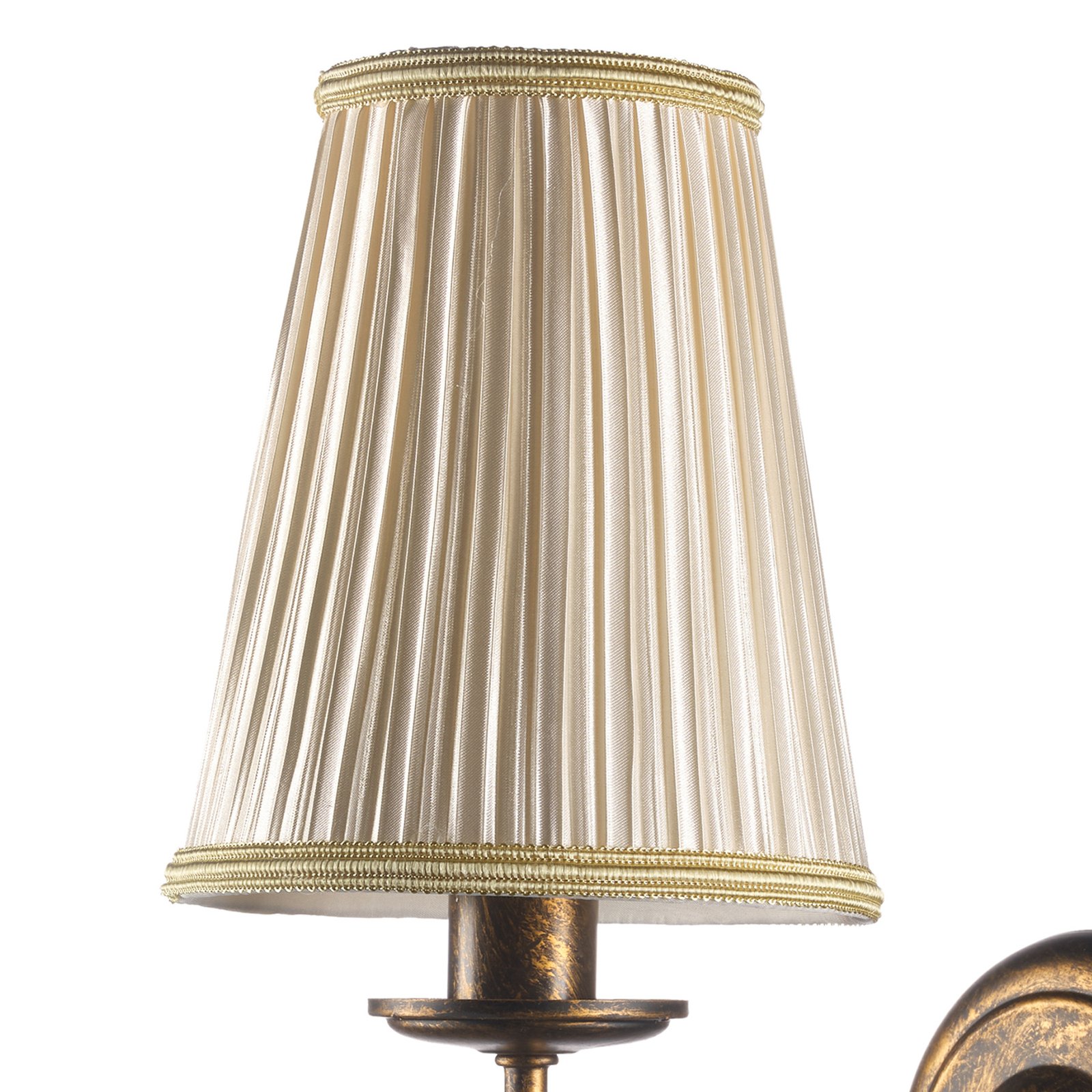 Delia wandlamp, bronskleurig, 1-lamp, breedte 15 cm